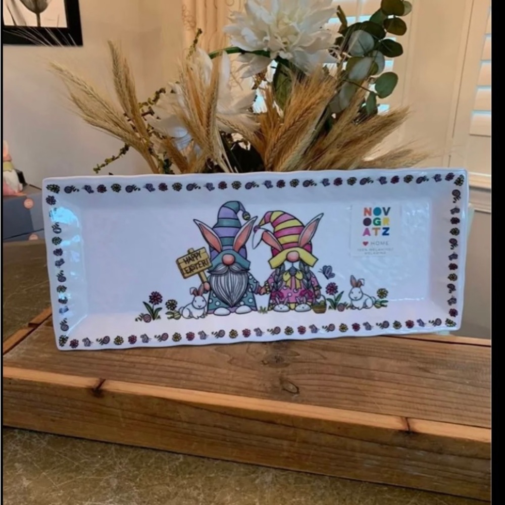 NOVOGRATZ “EASTER BUNNY”  GNOME TRAY